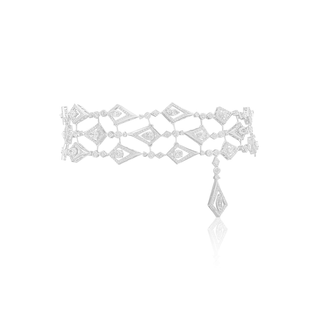 Diamond Cascade Choker