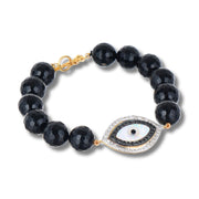 Black Beads Bracelet