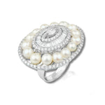 Load image into Gallery viewer, Pearl infinite Ring