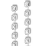 Load image into Gallery viewer, Celestial Emerald Cut Earrings
