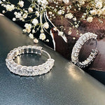 Load image into Gallery viewer, Eternity Diamond Hoops
