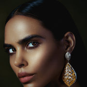 Fire Chandelier Earrings