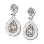 Load image into Gallery viewer, Champagne Diamond Earrings