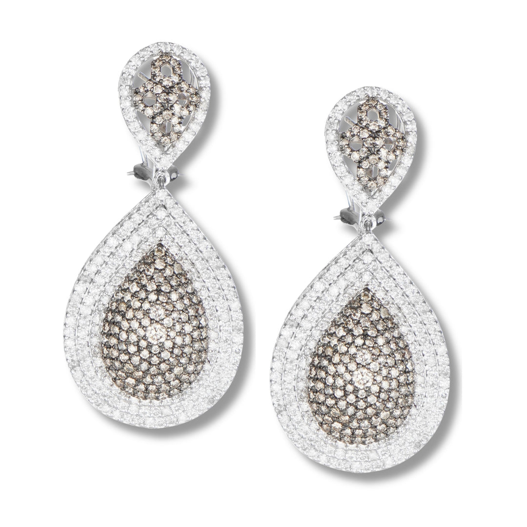 Champagne Diamond Earrings