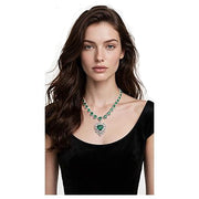 Emerald Heartline Necklace
