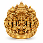Load image into Gallery viewer, Divya Lakshmi Temple Nagas Gold Ring