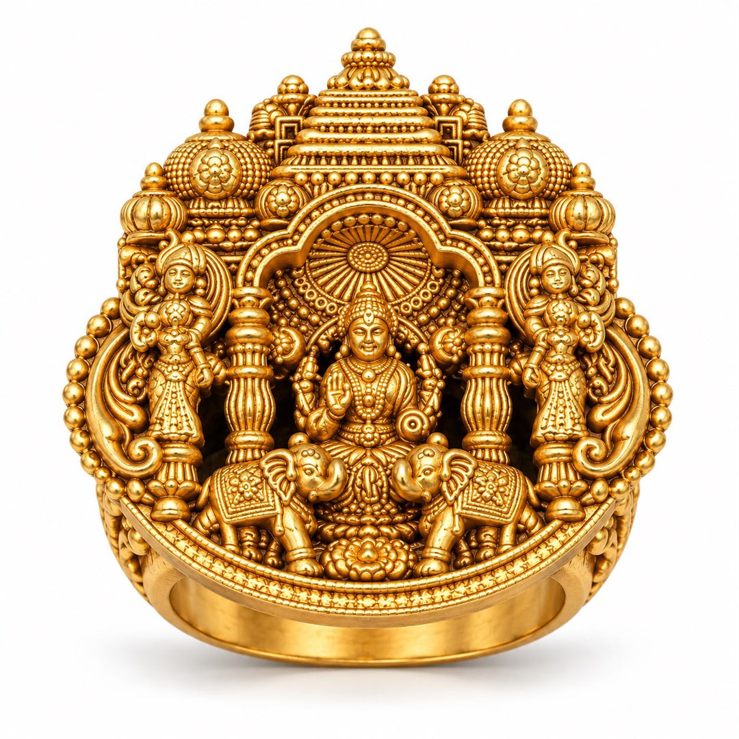 Divya Lakshmi Temple Nagas Gold Ring