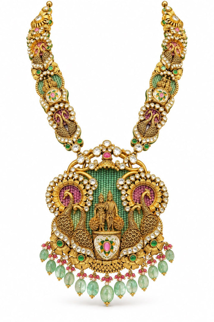 Kundan Mayura Darbar Necklace