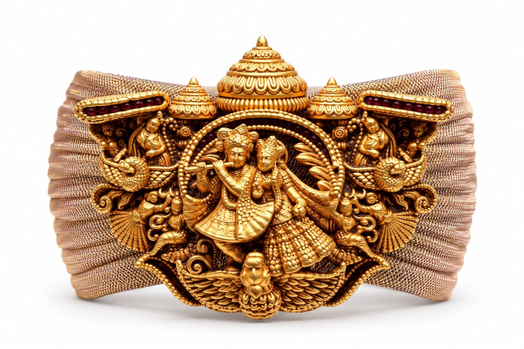 Radha Krishna Cuff Temple